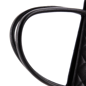 Medallion Tote Quilted Caviar