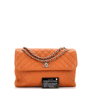 In The Business Flap Bag Quilted Calfskin Maxi