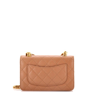 Coco First Wallet on Chain Quilted Caviar