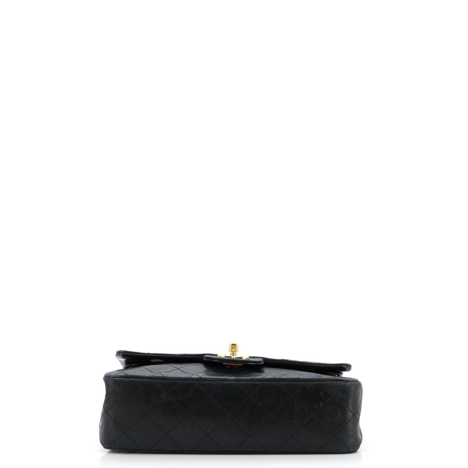 Vintage Classic Double Flap Bag Quilted Lambskin Small