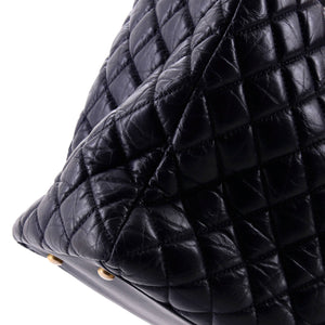 Coco Handle Shopping Tote Quilted Aged Calfskin Medium