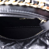 Chain Around Hobo Pouch Quilted Lambskin Mini