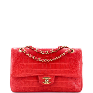 Classic Double Flap Bag Alligator Medium