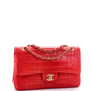 Classic Double Flap Bag Alligator Medium