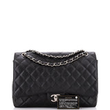 Classic Double Flap Bag Quilted Caviar Maxi