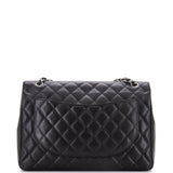 Classic Double Flap Bag Quilted Caviar Maxi