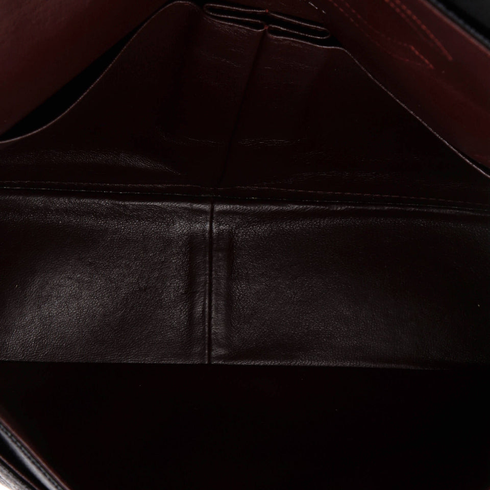 Classic Double Flap Bag Quilted Caviar Maxi
