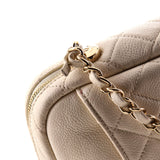 Coco Tassel Camera Case Quilted Caviar Medium