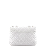 Beauty Lock Flap Bag Quilted Sheepskin Small