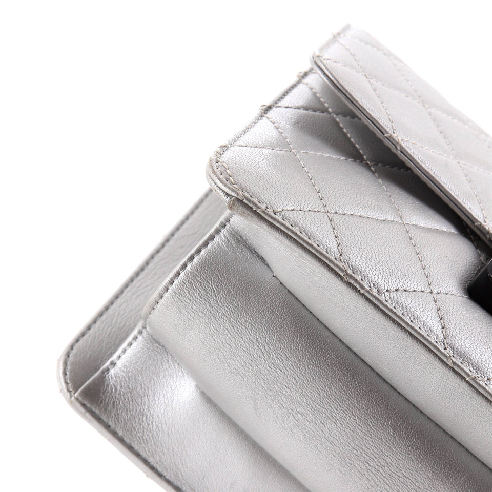 Beauty Lock Flap Bag Quilted Sheepskin Small
