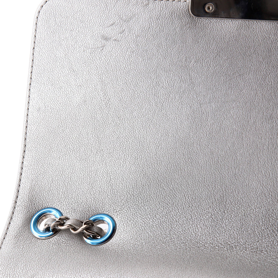 Beauty Lock Flap Bag Quilted Sheepskin Small
