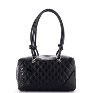 Cambon Bowler Bag Quilted Leather Medium