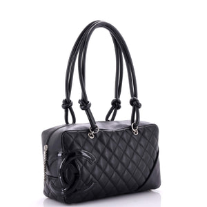 Cambon Bowler Bag Quilted Leather Medium