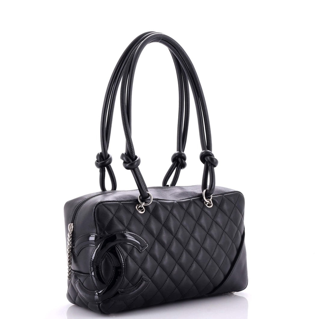 Cambon Bowler Bag Quilted Leather Medium