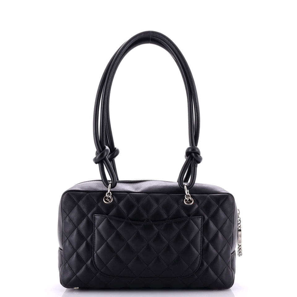 Cambon Bowler Bag Quilted Leather Medium