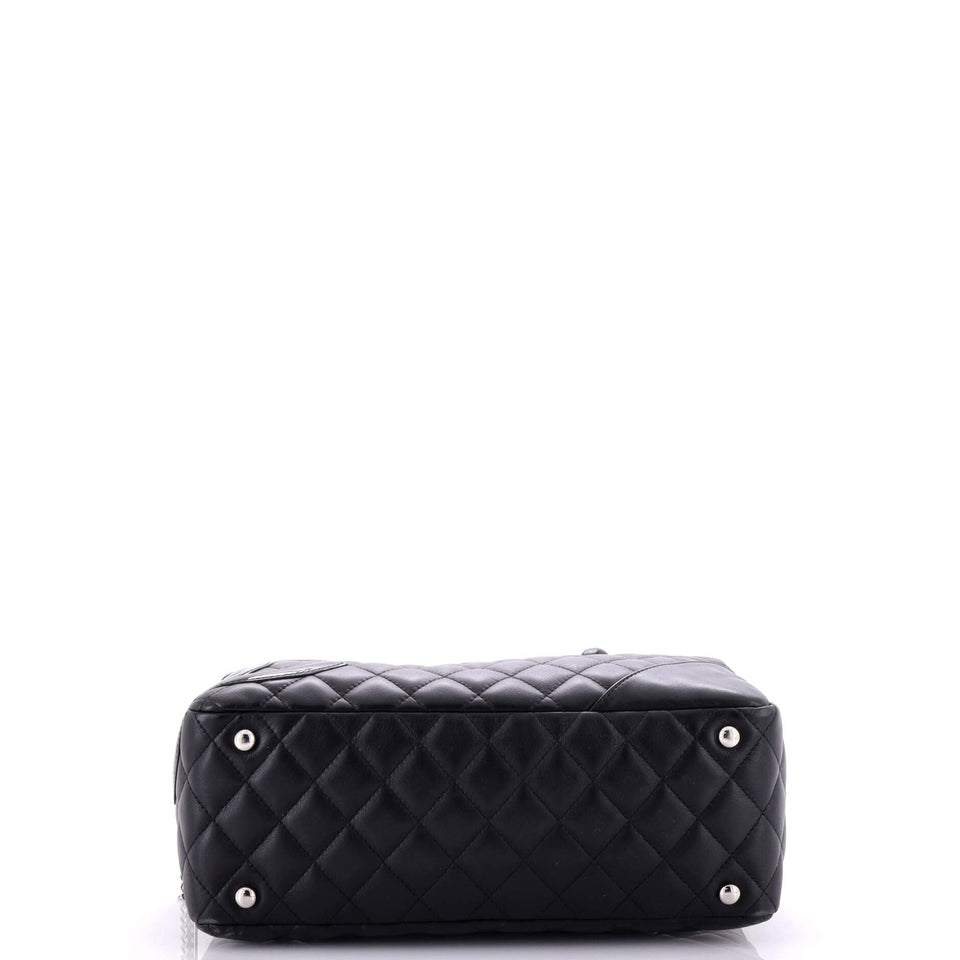 Cambon Bowler Bag Quilted Leather Medium