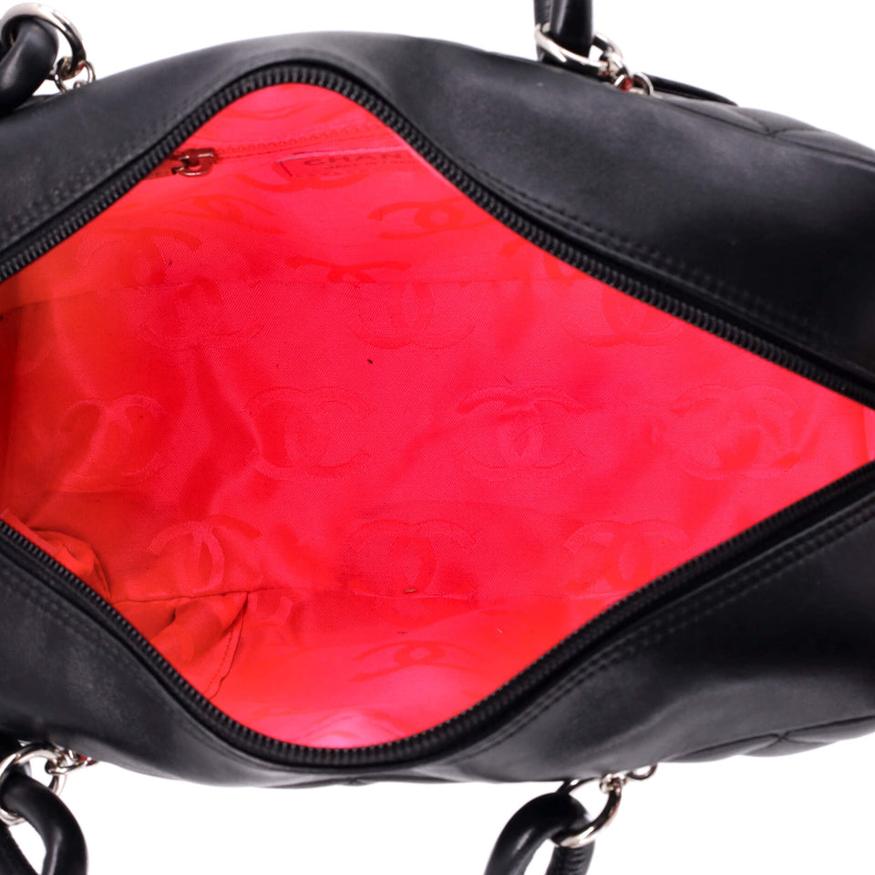 Cambon Bowler Bag Quilted Leather Medium