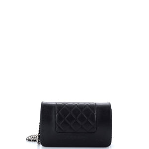 Mademoiselle Vintage Wallet on Chain Quilted Sheepskin