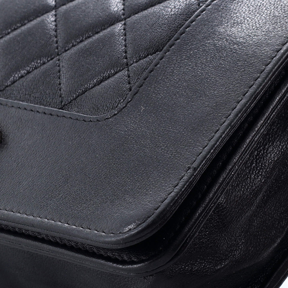 Mademoiselle Vintage Wallet on Chain Quilted Sheepskin