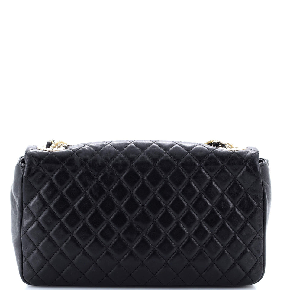 Westminster Pearl Chain Flap Bag Quilted Lambskin Medium