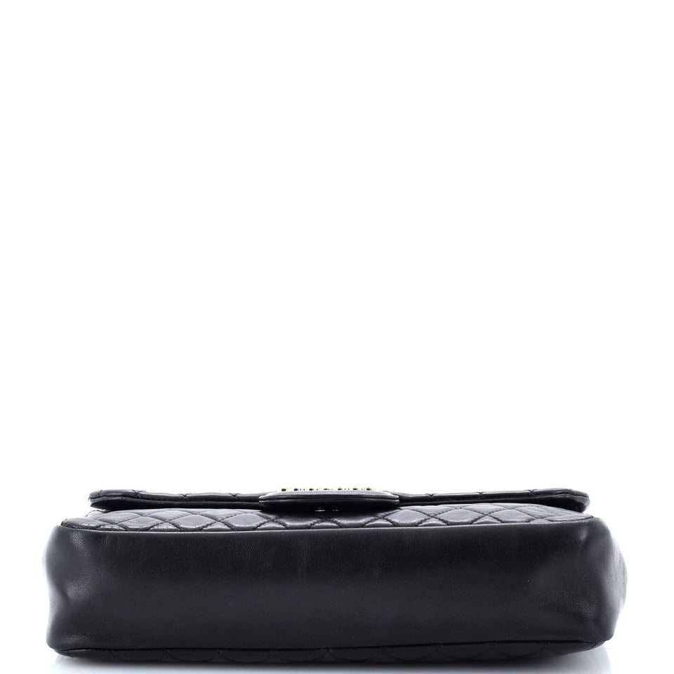 Westminster Pearl Chain Flap Bag Quilted Lambskin Medium