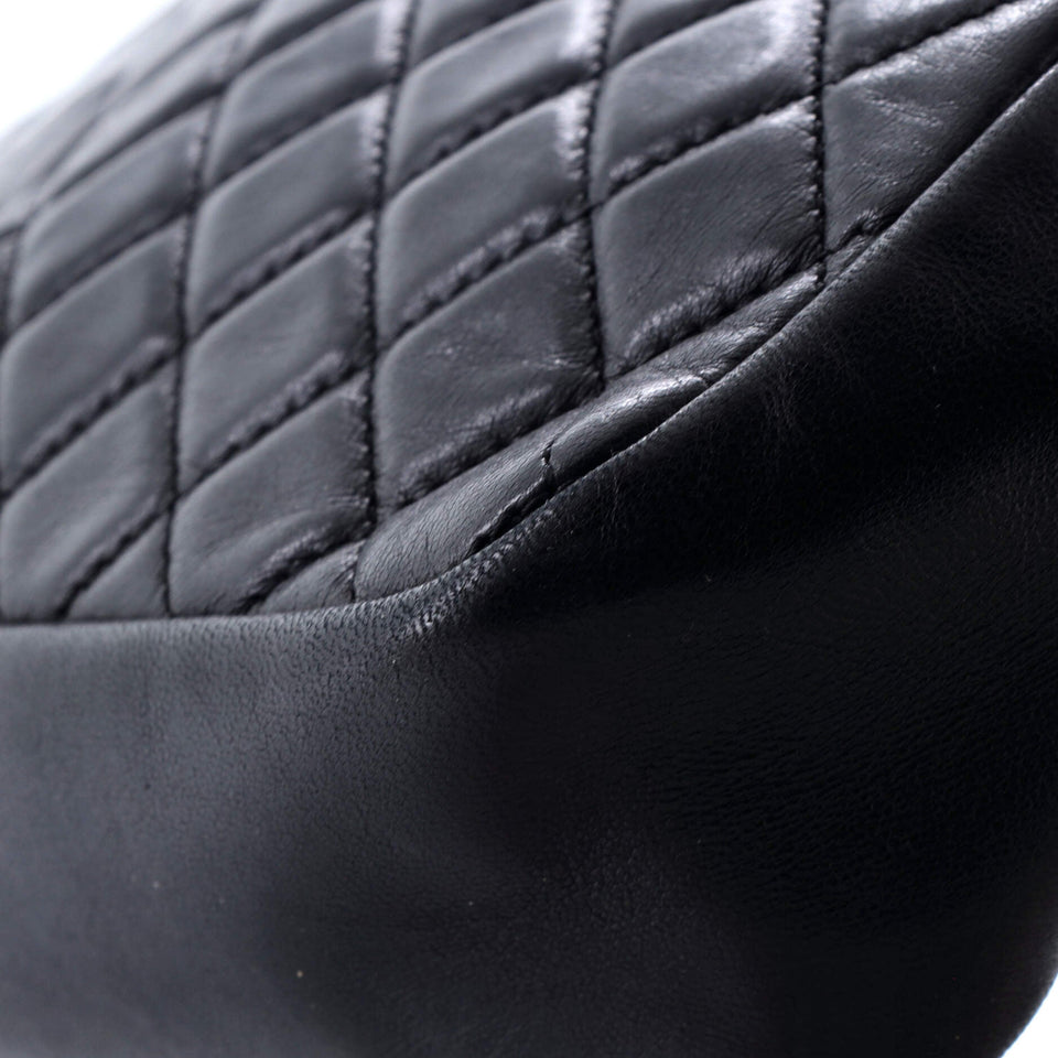 Westminster Pearl Chain Flap Bag Quilted Lambskin Medium