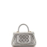 Coco Top Handle Bag Quilted Caviar Mini