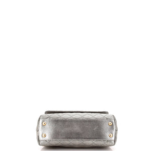 Coco Top Handle Bag Quilted Caviar Mini
