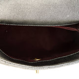 Coco Top Handle Bag Quilted Caviar Mini