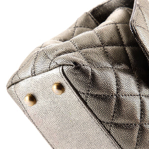Coco Top Handle Bag Quilted Caviar Mini