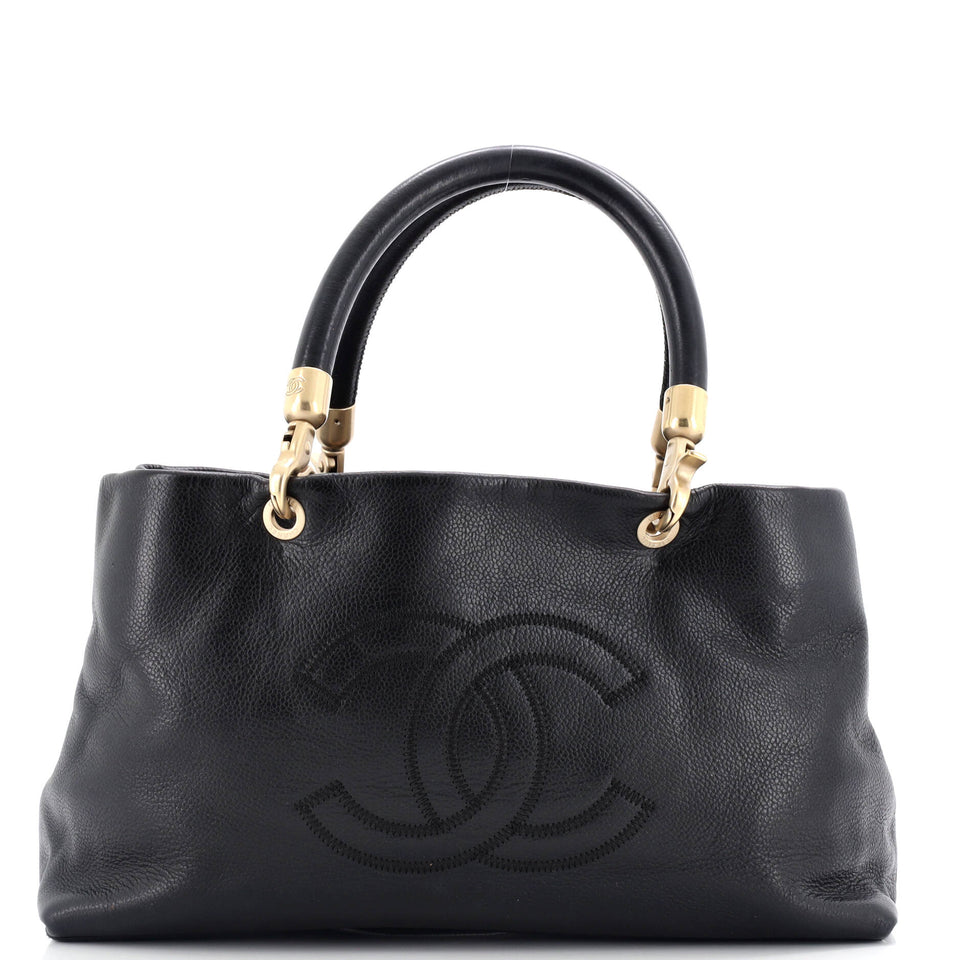 Vintage Handle CC Tote Caviar Medium