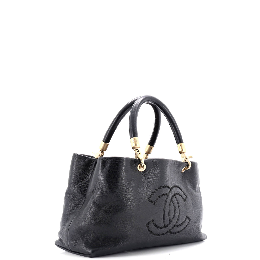 Vintage Handle CC Tote Caviar Medium