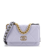 19 Wallet on Chain Quilted Lambskin