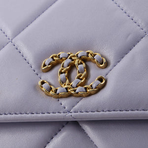 19 Wallet on Chain Quilted Lambskin
