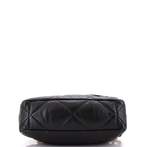 19 Flap Bag Quilted Leather Large