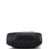 19 Flap Bag Quilted Leather Large