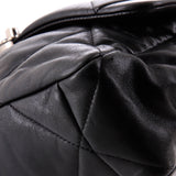 19 Flap Bag Quilted Leather Large