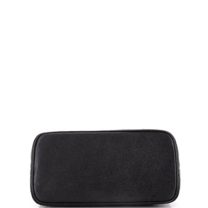 Medallion Tote Quilted Caviar