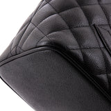 Medallion Tote Quilted Caviar