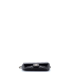 Classic Sunglasses Case with Chain Quilted Caviar