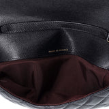 Classic Sunglasses Case with Chain Quilted Caviar