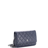 Wallet on Chain Quilted Lambskin