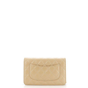 Wallet on Chain Quilted Lambskin