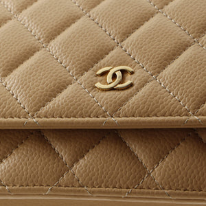 Wallet on Chain Quilted Lambskin
