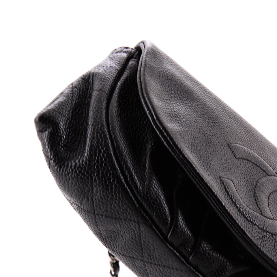 Half Moon Wallet on Chain Caviar