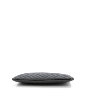 Mademoiselle Vintage O Case Clutch Chevron Caviar Medium