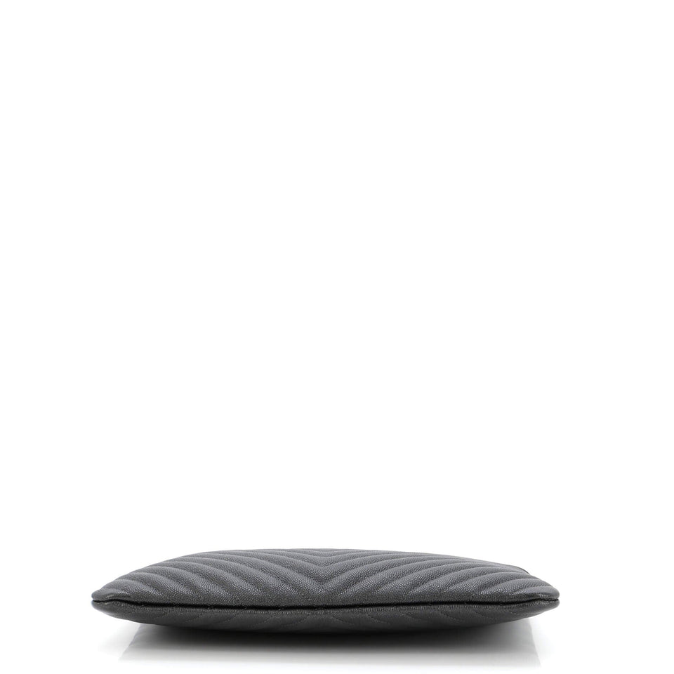 Mademoiselle Vintage O Case Clutch Chevron Caviar Medium