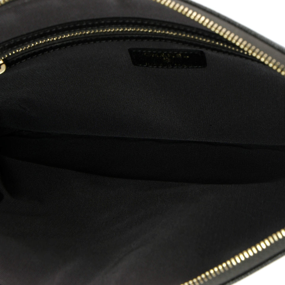 Mademoiselle Vintage O Case Clutch Chevron Caviar Medium