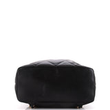 CC Drawstring Backpack Quilted Lambskin Large