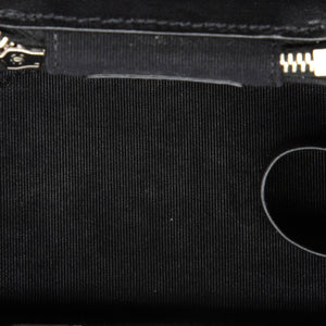 Coco Enamel Strap Vanity Case with Chain Quilted Caviar Mini